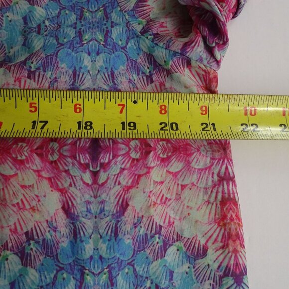 Zola London Colorful Open Front Kimono Cardigan Duster Jacket Women Size M/L - Picture 7 of 9